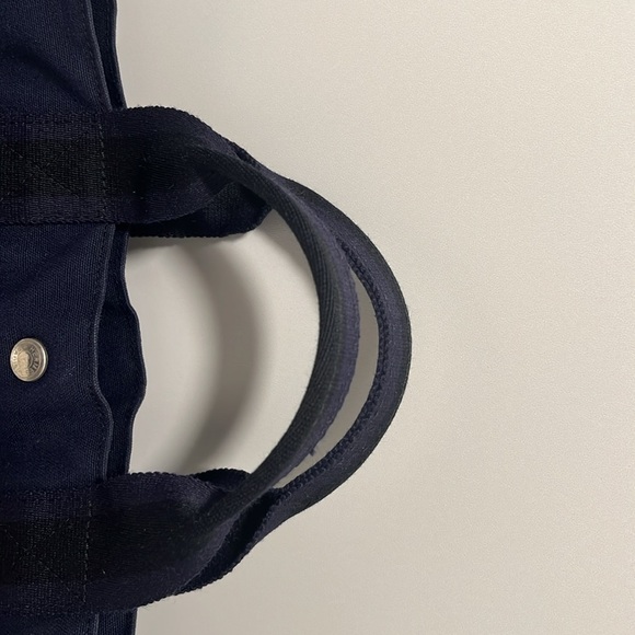 Hermes Authentic Fourre Tout Navy/Green Tote Bag,EUC. - Picture 3 of 13